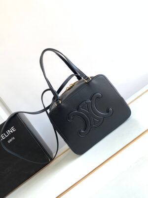 CELINE FOLDED CUBE BAG IN SMOOTH CALFSKIN