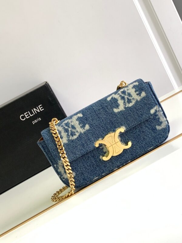 CELINE CELINE CHAIN SHOULDER BAG CLAUDE