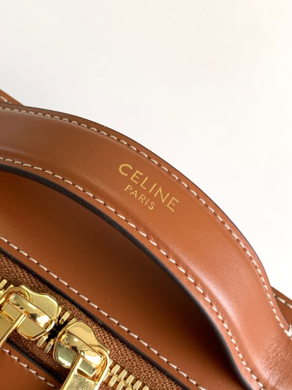 CELINE MESSENGER BOX IN TRIOMPHE CANVAS AND CALFSKIN