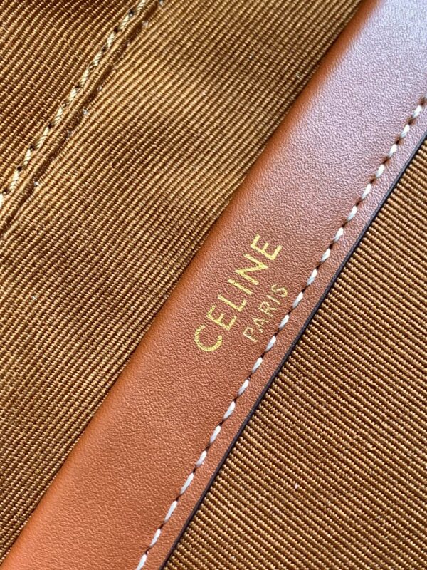 CELINE MESSENGER BOX IN TRIOMPHE CANVAS AND CALFSKIN