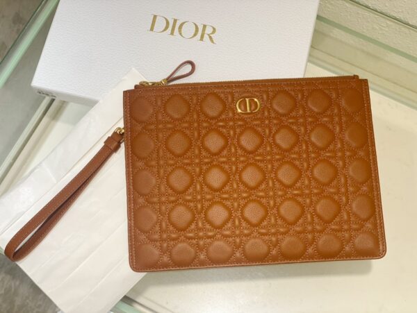 LARGE DIOR CARO DAILY POUCH