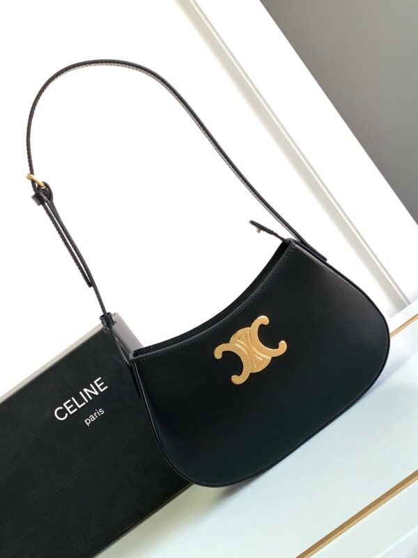 CELINE MEDIUM TILLY BAG IN SHINY CALFSKIN