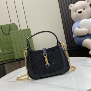 Gucci JACKIE 1961 GG CRYSTAL MINI BAG
