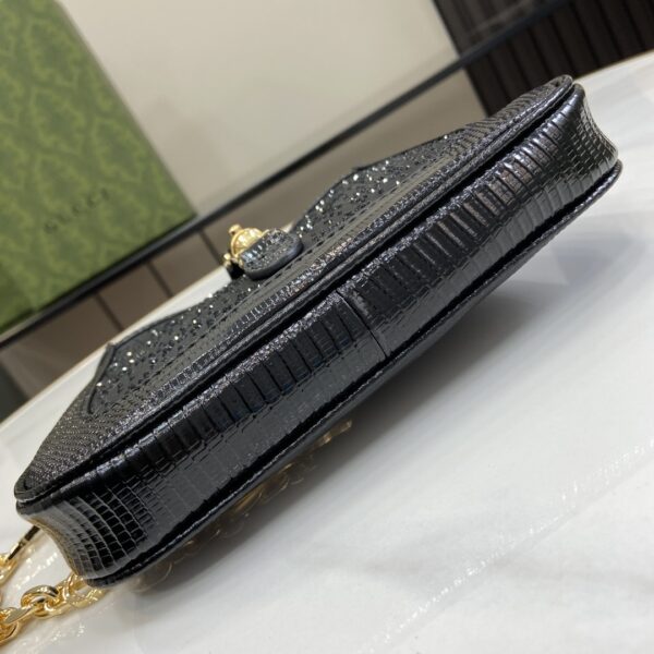 Gucci JACKIE 1961 GG CRYSTAL MINI BAG