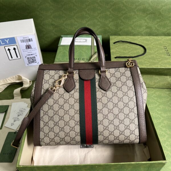 Gucci OPHIDIA GG MEDIUM TOTE BAG