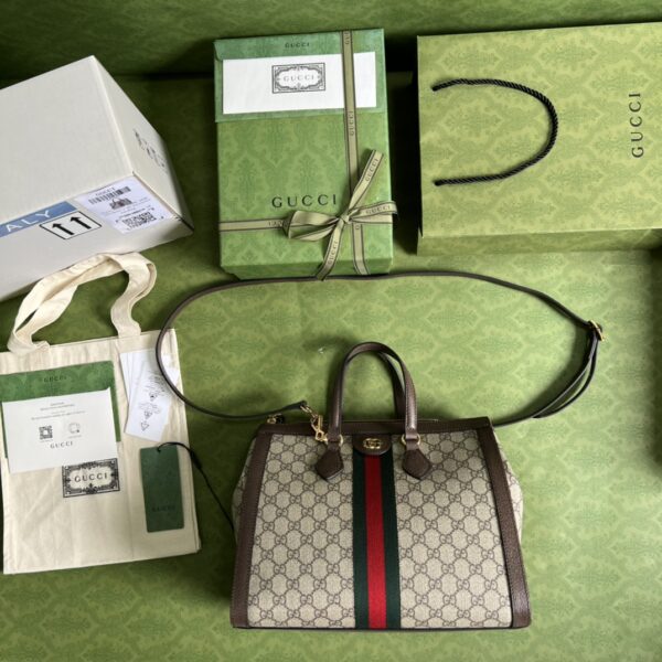 Gucci OPHIDIA GG MEDIUM TOTE BAG