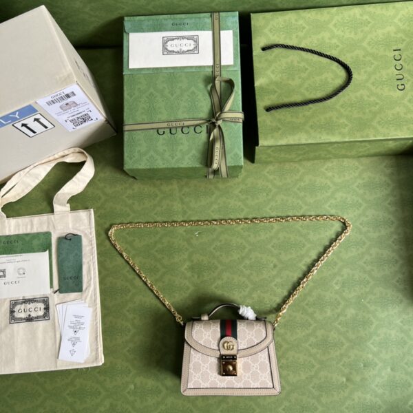 GUCCI OPHIDIA GG MINI SHOULDER BAG