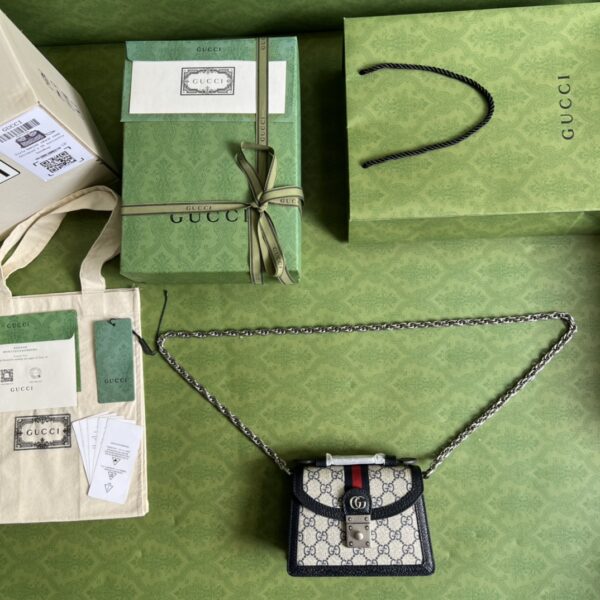 GUCCI OPHIDIA GG MINI SHOULDER BAG