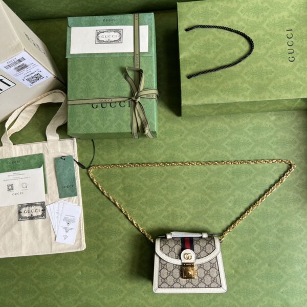 GUCCI OPHIDIA GG MINI SHOULDER BAG