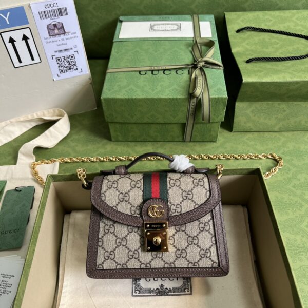 GUCCI OPHIDIA GG MINI SHOULDER BAG