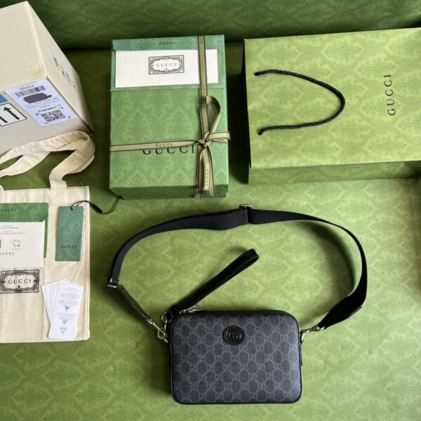 Gucci CROSSBODY BAG WITH INTERLOCKING G