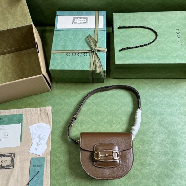 GUCCI HORSEBIT 1955 MINI ROUNDED BAG