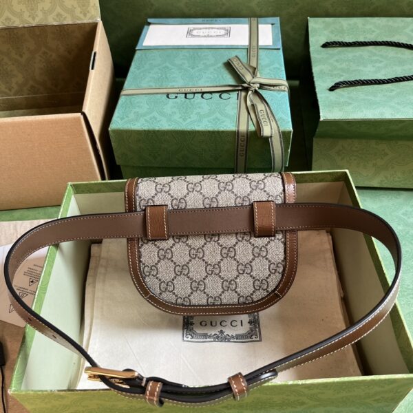GUCCI HORSEBIT 1955 ROUNDED BELT BAG
