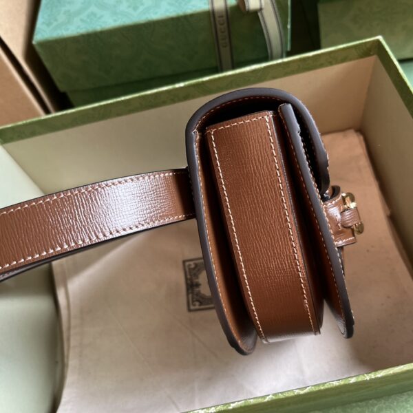 GUCCI HORSEBIT 1955 ROUNDED BELT BAG
