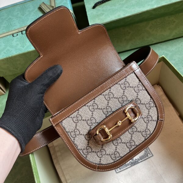 GUCCI HORSEBIT 1955 ROUNDED BELT BAG