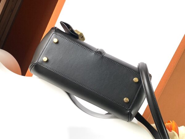 Celine SMALL 16 BAG IN SATINATED CALFSKIN BLACK