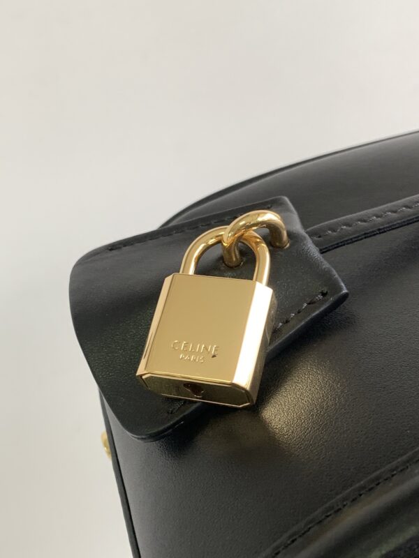 Celine SMALL 16 BAG IN SATINATED CALFSKIN BLACK