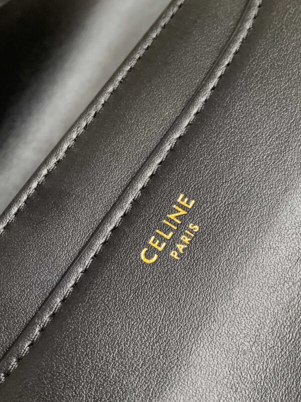 Celine SMALL 16 BAG IN SATINATED CALFSKIN BLACK
