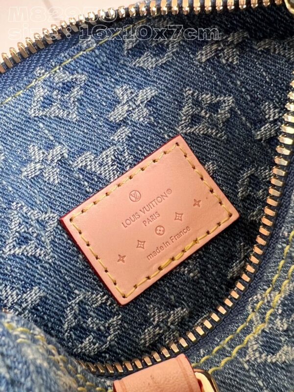 Louis Vuitton Nano Speedy Monogram Denim