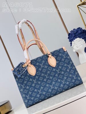 Louis Vuitton OnTheGo MM Monogram Denim