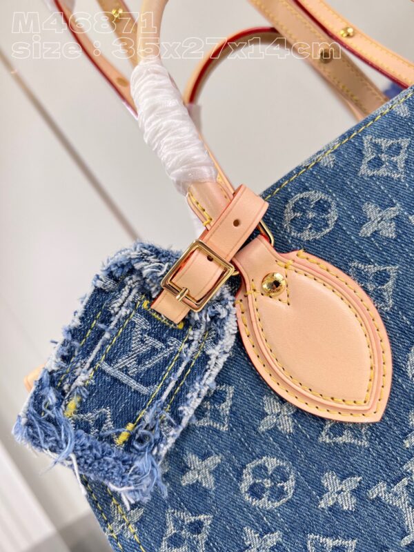 Louis Vuitton OnTheGo MM Monogram Denim