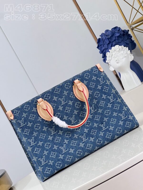Louis Vuitton OnTheGo MM Monogram Denim