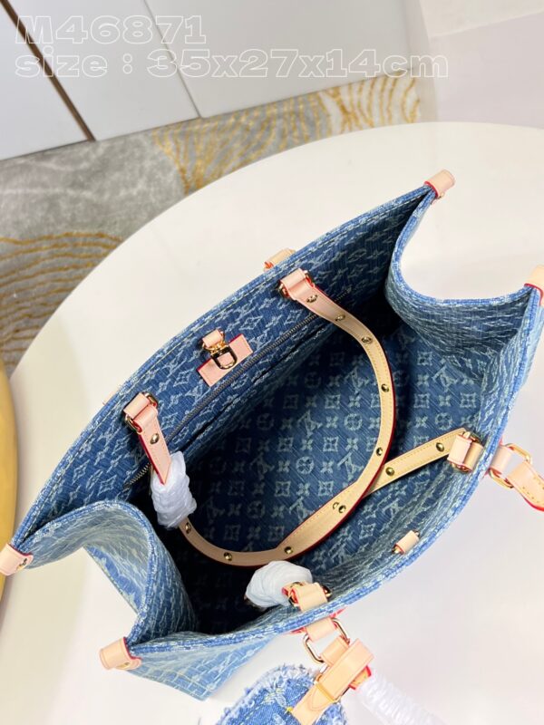 Louis Vuitton OnTheGo MM Monogram Denim