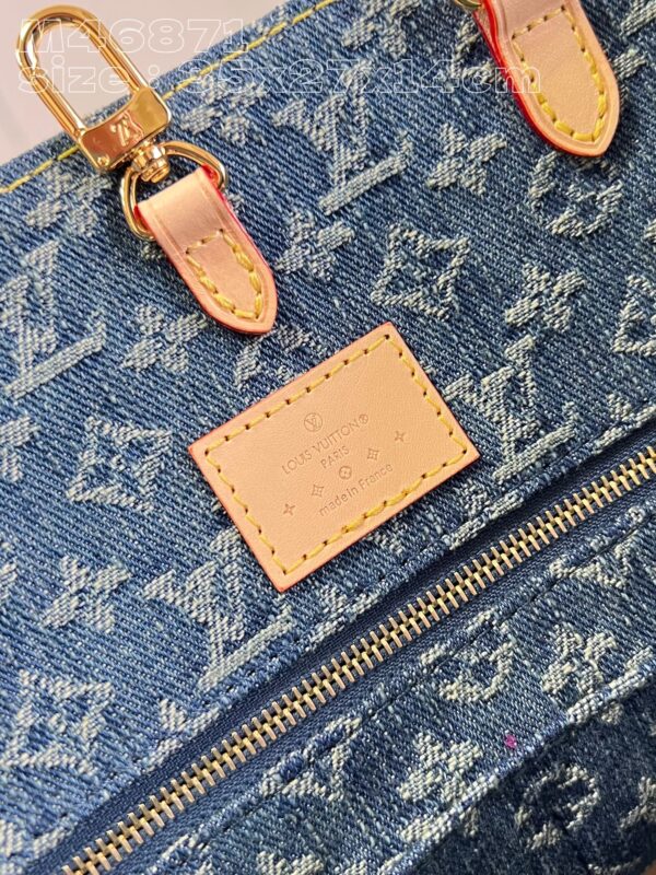 Louis Vuitton OnTheGo MM Monogram Denim