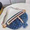 Louis Vuitton High Rise Monogram Denim