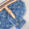 Louis Vuitton High Rise Monogram Denim