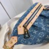 Louis Vuitton High Rise Monogram Denim