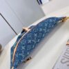 Louis Vuitton High Rise Monogram Denim