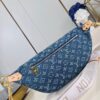 Louis Vuitton High Rise Monogram Denim