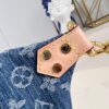 Louis Vuitton High Rise Monogram Denim