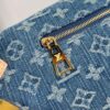 Louis Vuitton High Rise Monogram Denim