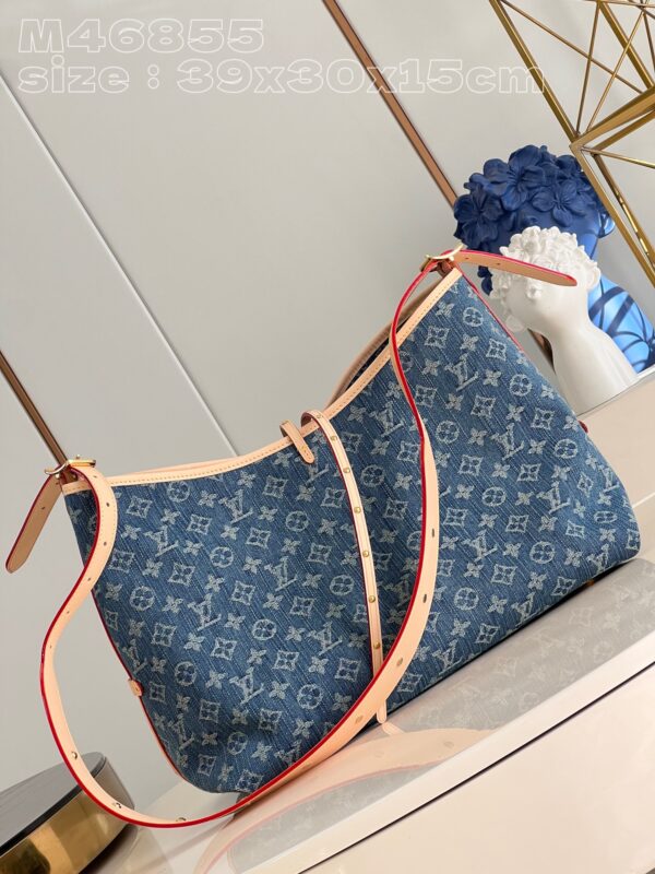 Louis Vuitton CarryAll MM Monogram Denim