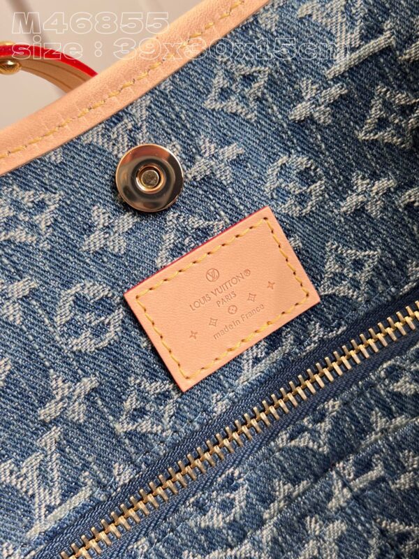Louis Vuitton CarryAll MM Monogram Denim