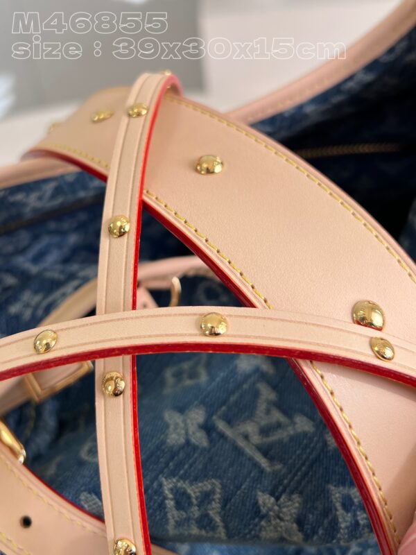 Louis Vuitton CarryAll MM Monogram Denim