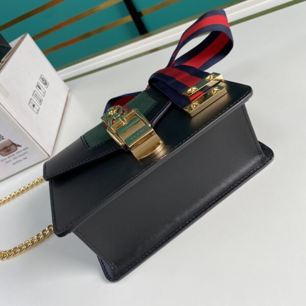 Gucci Leather Sylvie Mini Chain Bag