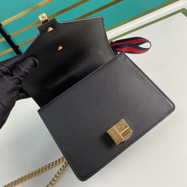 Gucci Leather Sylvie Mini Chain Bag