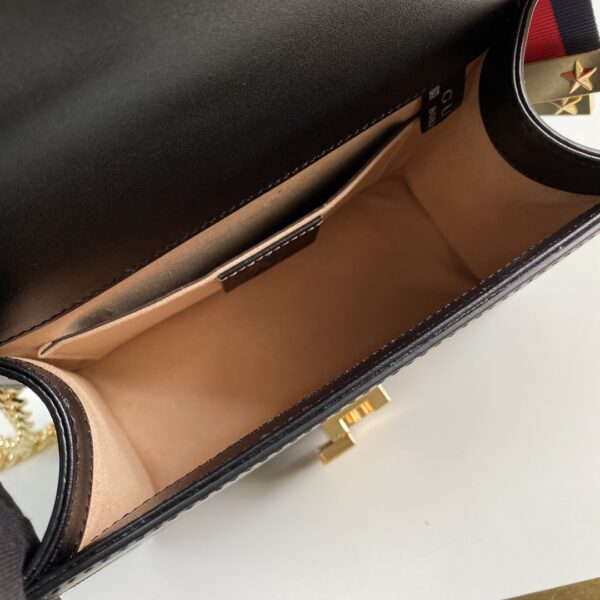 Gucci Leather Sylvie Mini Chain Bag