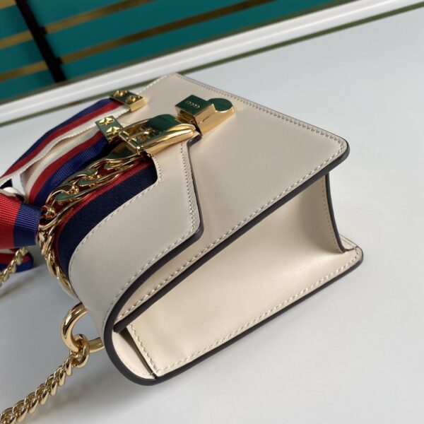 Gucci Leather Sylvie Mini Chain Bag