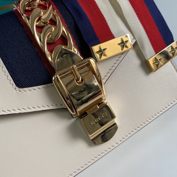 Gucci Leather Sylvie Mini Chain Bag