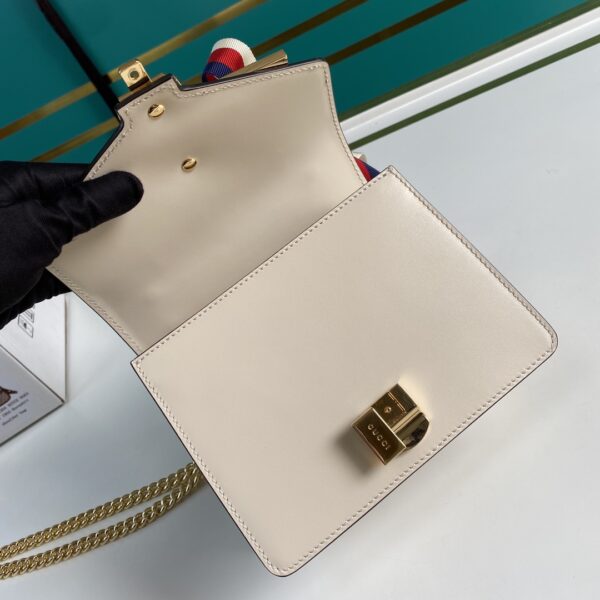 Gucci Leather Sylvie Mini Chain Bag