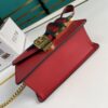 Gucci Leather Sylvie Mini Chain Bag