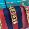 Gucci Leather Sylvie Mini Chain Bag