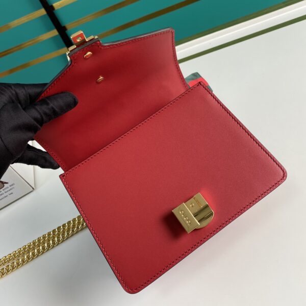 Gucci Leather Sylvie Mini Chain Bag