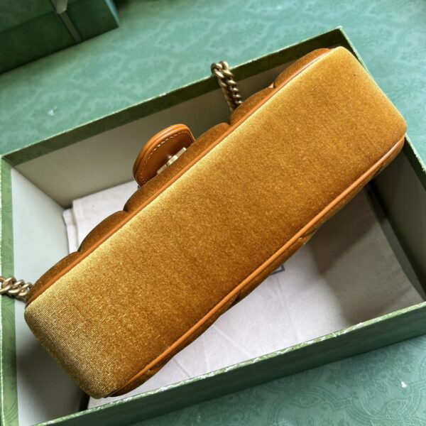 Gucci GG Marmont small velvet shoulder bag