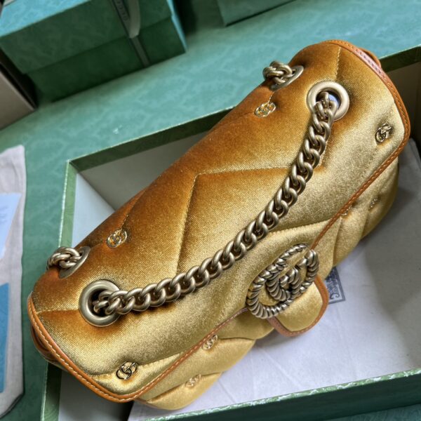 Gucci GG Marmont small velvet shoulder bag