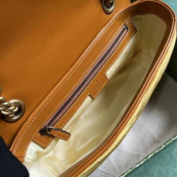 Gucci GG Marmont small velvet shoulder bag